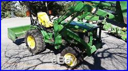 John Deere 4100 Tractor and Attachments