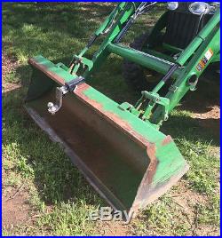 John Deere 4120 4 X 4 Loader Tractor Backhoe