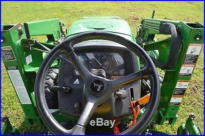John Deere 4310 4wd eHydro Diesel 31hp Compact Tractor Loader and 72 Mid Mower