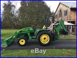 John Deere 4320 Diesel Tractor, 48 HP, 257 Hrs, 4x4, Hydro, Loader & Backhoe