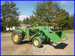 John Deere 440 Antique Tractor NO RESERVE Loader Power Steering 3 Point farmall