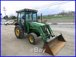 John Deere 4500 Tractor With 460 Loader, Cab & Heat, 4x4, 39 HP Diesel, 1999 Hrs