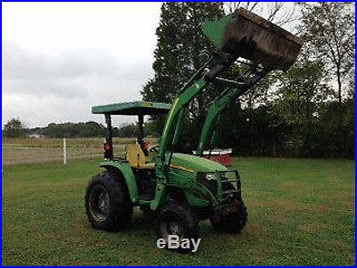 John Deere 4520 Compact Utility Tractor. 4WD, Power Reverse, 400x Loader