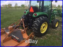 John Deere 4520 compact tractor with a/c factory cab 400x loader