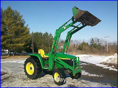 John Deere 4600 Compact Utility Tractor 4X4 Loader NO RESERVE MFWD Three Point