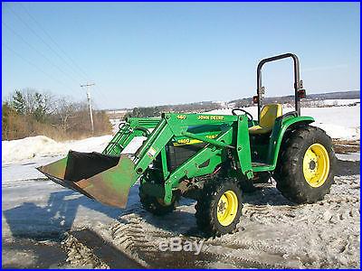 John Deere 4600 Compact Utility Tractor 4X4 Loader NO RESERVE MFWD Three Point