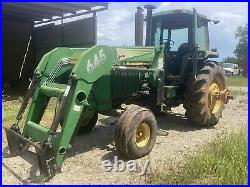 John Deere 4840 Cab 2wd Loader Tractor