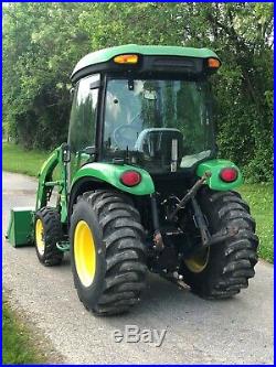 John Deere 4x4 3320 Loader Tractor 4x4 Diesel Hydrostatic Cab