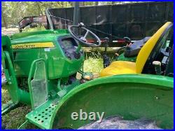 John Deere 5045 Tractor withFlat Bed Trailer (Optional) And Grapple Attachment