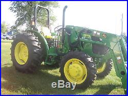 John Deere 5055E Utility Tractor with Loader