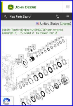 John Deere 5085M 540 / 540E PTO Clutch Assembly