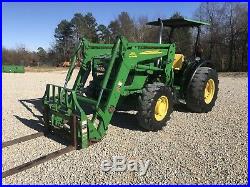 John Deere 5095M Farm Tractor. 4x4. Loader. Forks & Bucket. Power Shuttle