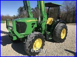John Deere 5095M Farm Tractor. 4x4. Loader. Forks & Bucket. Power Shuttle
