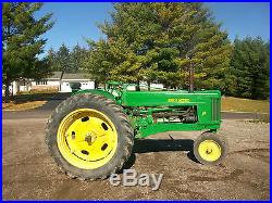 John Deere 50 Antique Tractor NO RESERVE Power Steering A B G H D M 60 farmall