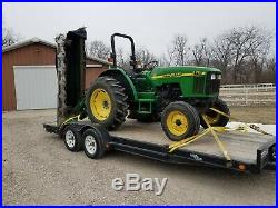 John Deere 5210 Tractor and 265 Rotary Disk Mower