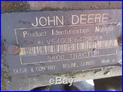 John Deere 5400 4x4 Utility Tractor withLoader! No Reserve