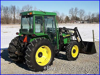 John Deere 5410 Tractor with Front Hydraulic Loader & Cab- Diesel Nice 4x4