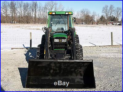 John Deere 5410 Tractor with Front Hydraulic Loader & Cab- Diesel Nice 4x4