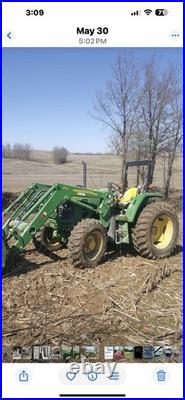 John Deere 6100D With John Deere 673 Loader