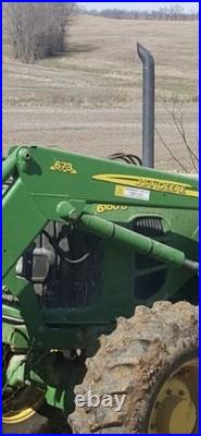 John Deere 6100D With John Deere 673 Loader