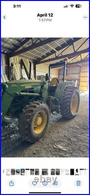 John Deere 6100D With John Deere 673 Loader