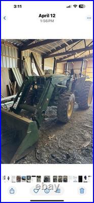 John Deere 6100D With John Deere 673 Loader
