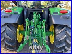 John Deere 6110R Tractor, LOW HOURS, Frontend Loader, HX15 Commercial Bush hog