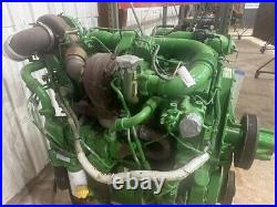 John Deere 6135HH003 Engine Stock #10584 Removed from S680 Combine