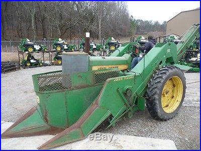 John Deere 630 tractor, 237 model corn picker
