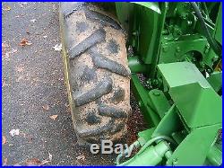 John Deere 650 Tractor with JD Front End Loader and Backhoe LOW RESERVE