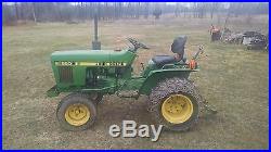 John Deere 650 compact tractor