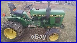 John Deere 650 compact tractor