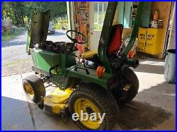 John Deere 655 utility tractor