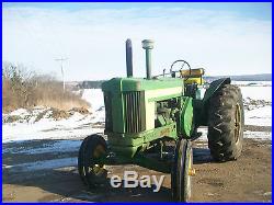 John Deere 720 Standard Diesel Antique Tractor NO RESERVE a b g h d m r farmall