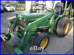 John Deere 750 4x4 Tractor Loader Backhoe