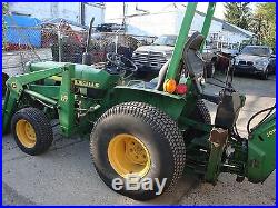John Deere 750 4x4 Tractor Loader Backhoe