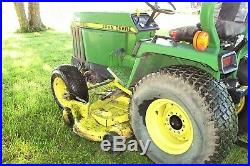 John Deere 755 Diesel 4X4 Tractor with 60 Deck Mows Grass DECK IS VERY POOR SHAPE