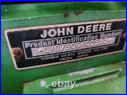 John Deere 790 2WD 30 HP unknown hours