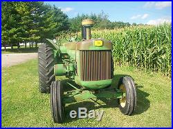John Deere 830 Diesel Electric Start Antique Tractor NO RESERVE A B G D Farmall
