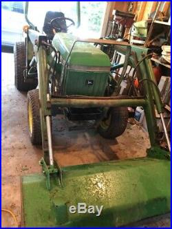 John Deere 855 4x4 Tractor, Model 70 Loader Tractor With 3 Point Hitch 24 HP