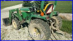 John Deere 955 4x4 Compact Diesel Tractor & 70A Front Loader