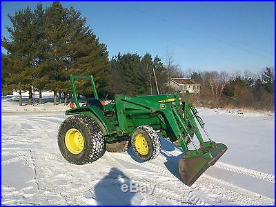 John Deere 970 Compact Tractor NO RESERVE Loader 4X4 New Clutch 3 Point PTO