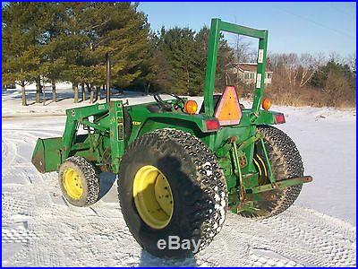 John Deere 970 Compact Tractor NO RESERVE Loader 4X4 New Clutch 3 Point PTO