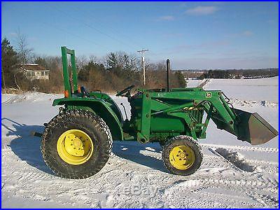 John Deere 970 Tractor NO RESERVE Loader MFWD New Clutch Live PTO Three Point