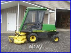 John Deere F1145 4WD 5' Commercial MOWER with Cab and Snowblower 1846 hours