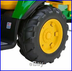 John Deere Farm Tractor with Trailer, 2 speeds & Reverse, for beginners Kids Gift