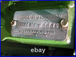 John Deere Model H Antique Tractor For Sale