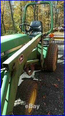 John Deere Tractor 855 Loader 3 point hitch PTO Hydrostatic farm utility 4x4