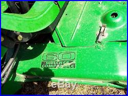 John Deere Tractor with Front End Loader and 60 Belly Mower