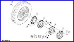 John Deere@ Wheel Weight Packages, R553540, R207782, R167151, R167152